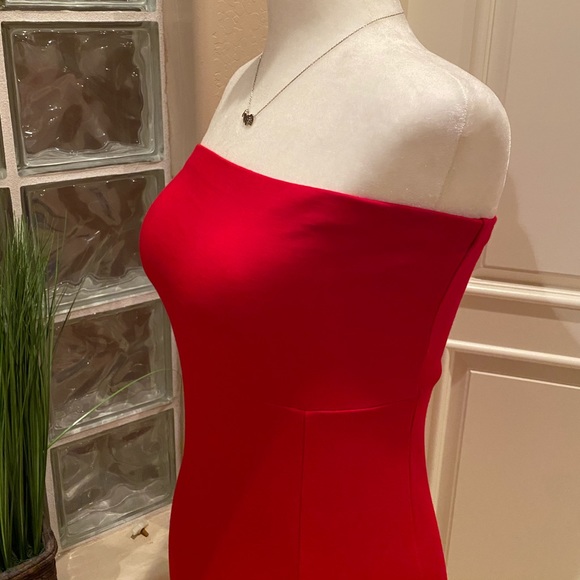 ❤️MARKDOWN❤️ Forever 21 little red strapless dress - Picture 4 of 6